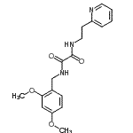 CAS#: 745047-53-4, N-(2,4-Dimethoxybenzyl)-N'-[2-(2-pyridinyl)ethyl]ethanediamide