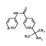CAS#: 745770-80-3, 4-(2-Amino-2-propanyl)-N-(4-pyridinyl)benzamide