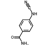 CAS#: 74615-31-9, 4-(Cyanoamino)benzamide