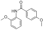 CAS 登录号：7464-55-3， 4-甲氧基-N-(2-甲氧基苯基)苯甲酰胺