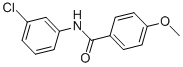 CAS 登录号：7465-93-2， N-(3-氯苯基)-4-甲氧基-苯甲酰胺