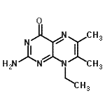 CAS#: 746556-62-7, 2-Amino-8-ethyl-6,7-dimethyl-4(8H)-pteridinone