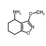 CAS 登录号：746592-83-6， 3-甲氧基-4,5,6,7-四氢-1,2-苯并恶唑-4-胺
