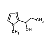 CAS 登录号：746623-99-4， 1-(1-甲基-1H-咪唑-2-基)-1-丙醇