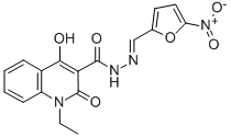 CAS#: 74693-63-3, 1-Ethyl-2-Hydroxy-N-[(5-Nitrofuran-2-Yl)Methylideneamino]-4-Oxoquinoline-3-Carboxamide