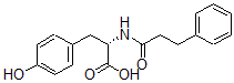 CAS 登录号：74717-57-0， (2S)-3-(4-羟基苯基)-2-(3-苯基丙酰基氨基)丙酸
