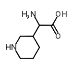 CAS#: 747362-37-4, Amino(3-piperidinyl)acetic acid