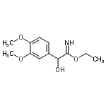 CAS#: 747370-46-3, Ethyl 2-(3,4-dimethoxyphenyl)-2-hydroxyethanimidate