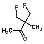 CAS 登录号：74758-90-0， 4-氟-3-(氟甲基)-3-甲基-2-丁酮