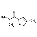 CAS#: 74819-85-5, N,N,3-Trimethyl-2-cyclopentene-1-carboxamide