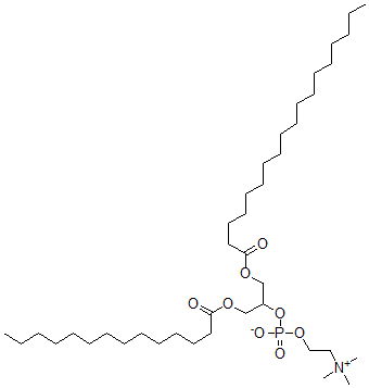 CAS#: 74838-88-3, (1-Octadecanoyloxy-3-Tetradecanoyloxypropan-2-Yl) 2-Trimethylazaniumylethyl Phosphate