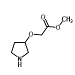CAS 登录号：748797-11-7， 甲基(3-吡咯烷基氧基)乙酸酯