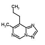 CAS#: 748807-62-7, 7-Methyl-8-propyl[1,2,4]triazolo[1,5-c]pyrimidine