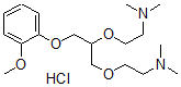 CAS 登录号：74886-06-9， 2-[1-(2-二甲基氨基乙氧基)-3-(2-甲氧基苯氧基)丙-2-基]氧基-N,N-二甲基乙胺盐酸盐