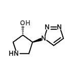 CAS#: 749181-88-2, (3S,4S)-4-(1H-1,2,3-Triazol-1-yl)-3-pyrrolidinol