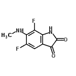 CAS#: 749240-87-7, 5,7-Difluoro-6-(methylamino)-1H-indole-2,3-dione