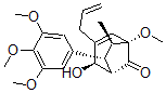 CAS#: 74944-98-2, (1S,2R,5S,6R,7R)-2-Hydroxy-5-Methoxy-6-Methyl-3-Prop-2-Enyl-7-(3,4,5-Trimethoxyphenyl)Bicyclo[3.2.1]Oct-3-En-8-One
