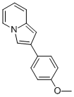 CAS 登录号：7496-82-4， 2-(4-甲氧基苯基)-吲哚嗪