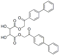 CAS#: 7497-84-9, Bis[2-Oxo-2-(4-Phenylphenyl)Ethyl] 2,3-Dihydroxybutanedioate