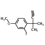 CAS 登录号：749934-28-9， 2-(2-氟-4-甲氧基苯基)-2-甲基丙腈