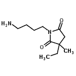 CAS 登录号：750528-47-3， 1-(4-氨基丁基)-3-乙基-3-甲基-2,5-吡咯烷二酮