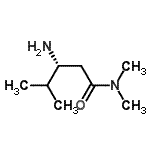 CAS#: 750548-51-7, (3R)-3-Amino-N,N,4-trimethylpentanamide