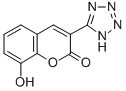 CAS 登录号：75055-18-4， 8-羟基-3-(2H-四唑-5-基)苯并吡喃-2-酮