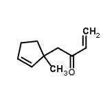 CAS 登录号：750601-62-8， 1-(1-甲基-2-环戊烯-1-基)-3-丁烯-2-酮