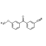 CAS#: 750633-59-1, 3-(3-Methoxybenzoyl)benzonitrile