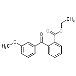 CAS#: 750633-61-5, Ethyl 2-(3-methoxybenzoyl)benzoate