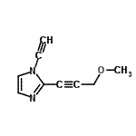 CAS 登录号：750647-96-2， 1-乙炔基-2-(3-甲氧基-1-丙炔-1-基)-1H-咪唑