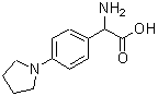 CAS 登录号：75176-62-4， 氨基[4-(1-吡咯烷基)苯基]乙酸