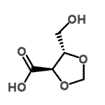 CAS#: 75201-59-1, (4R,5S)-5-(Hydroxymethyl)-1,3-dioxolane-4-carboxylic acid
