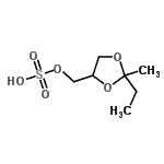 CAS#: 752191-80-3, (2-Ethyl-2-methyl-1,3-dioxolan-4-yl)methyl hydrogen sulfate