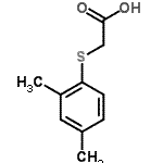 CAS#: 75243-12-8, [(2,4-Dimethylphenyl)sulfanyl]acetic acid