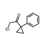 CAS#: 75272-09-2, 2-Chloro-1-(1-phenylcyclopropyl)ethanone
