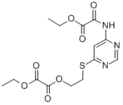 CAS 登录号：75274-24-7， 2-[1-[6-[(2-乙氧基-2-氧代乙酰基)氨基]嘧啶-4-基]硫基丁烷-2-基氧基]-2-氧代乙酸