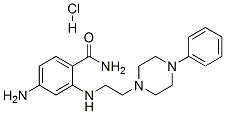 CAS 登录号：75294-09-6， 4-氨基-2-[2-(4-苯基哌嗪-1-基)乙基氨基]苯甲酰胺盐酸盐