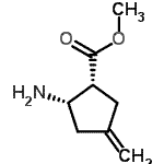 CAS 登录号：752980-83-9， 甲基(1R,2S)-2-氨基-4-亚甲基环戊烷羧酸酯