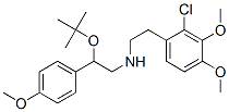 CAS#: 75306-60-4, 2-Chloro-N-[2-(1,1-Dimethylethoxy)-2-(4-Methoxyphenyl)Ethyl]-3,4-Dimethoxy-Benzeneethanamine