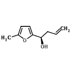 CAS 登录号：753458-81-0， (1R)-1-(5-甲基-2-呋喃基)-3-丁烯-1-醇