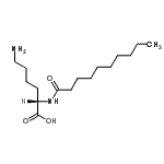 CAS 登录号：75383-81-2， N<sup>2</sup>-癸酰-L-赖氨酸