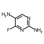 CAS#: 7542-39-4, 4-Fluoro-2,5-pyrimidinediamine