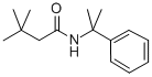 CAS 登录号：75463-73-9， 3,3-二甲基-N-(1-甲基-1-苯基乙基)-丁酰胺