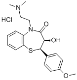 CAS 登录号：75472-91-2， (2S,3S)-5-[2-(二甲基氨基)乙基]-3-羟基-2-(4-甲氧基苯基)-2,3-二氢-1,5-苯并硫氮杂卓-4-酮盐酸盐
