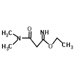 CAS 登录号：754914-00-6， 乙基3-(二甲基氨基)-3-氧代丙烷亚氨酸酯