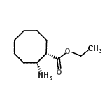 CAS 登录号：754968-71-3， 乙基(1S,2R)-2-氨基环辛烷羧酸酯