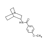 CAS#: 755709-80-9, N-(1-Azabicyclo[2.2.2]oct-3-yl)-4-methoxybenzamide