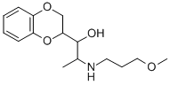 CAS#: 7562-63-2, alpha-[1-[(3-Methoxypropyl)Amino]Ethyl]-1,4-Benzodioxane-2-Methanol
