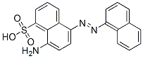 CAS 登录号：75627-24-6， 8-氨基-5-(萘基偶氮)萘-1-磺酸